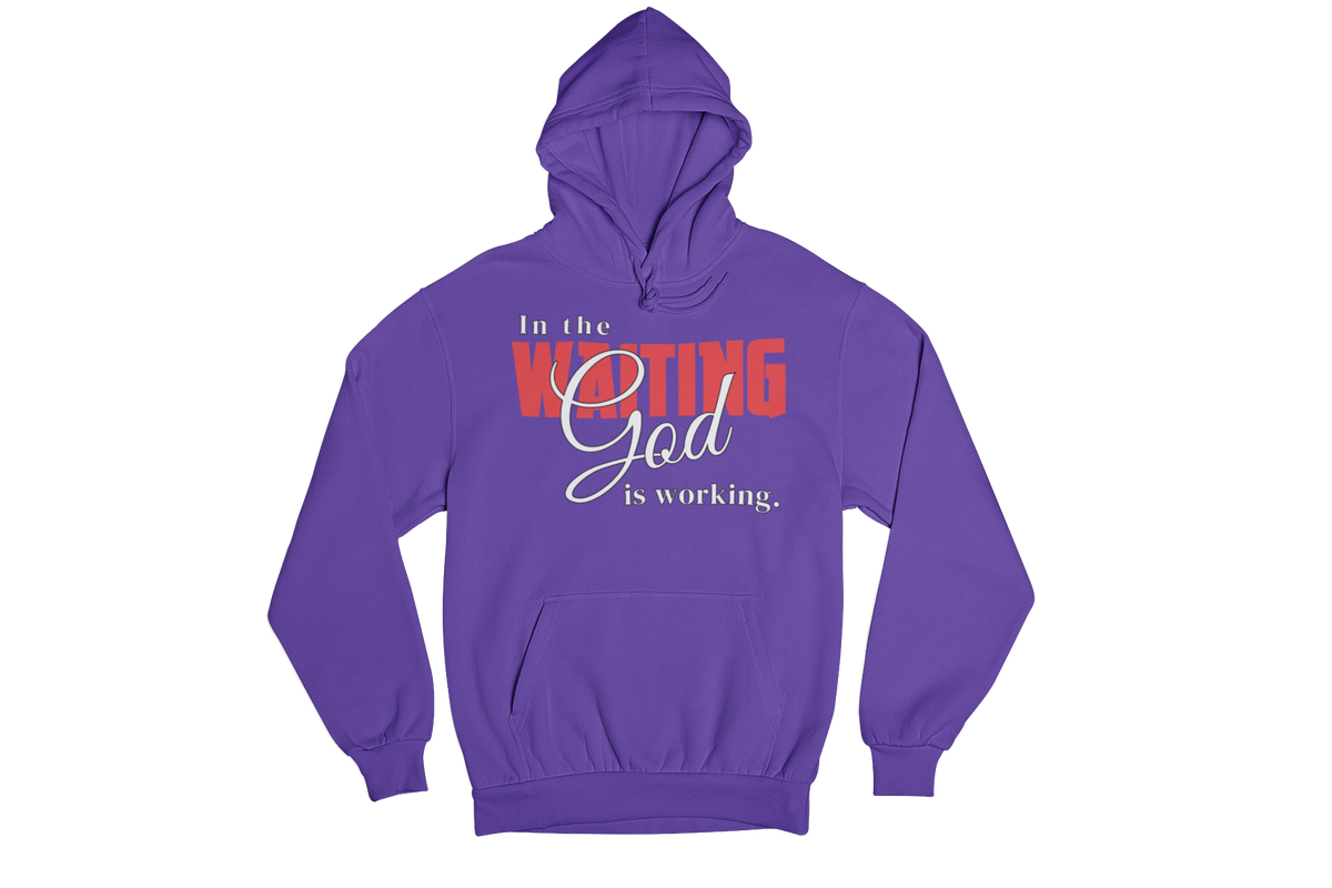 "IN THE WAITING GOD IS WORKING" CUSTOM SIGNATURE DESIGN