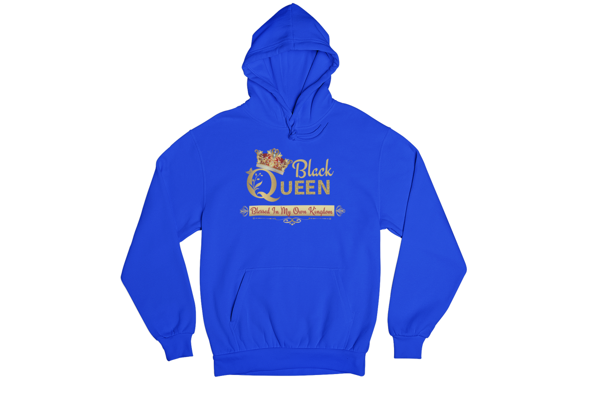 "BLACK QUEEN BLESSED IN MY OWN KINGDOM" SIGNATURE DESIGN