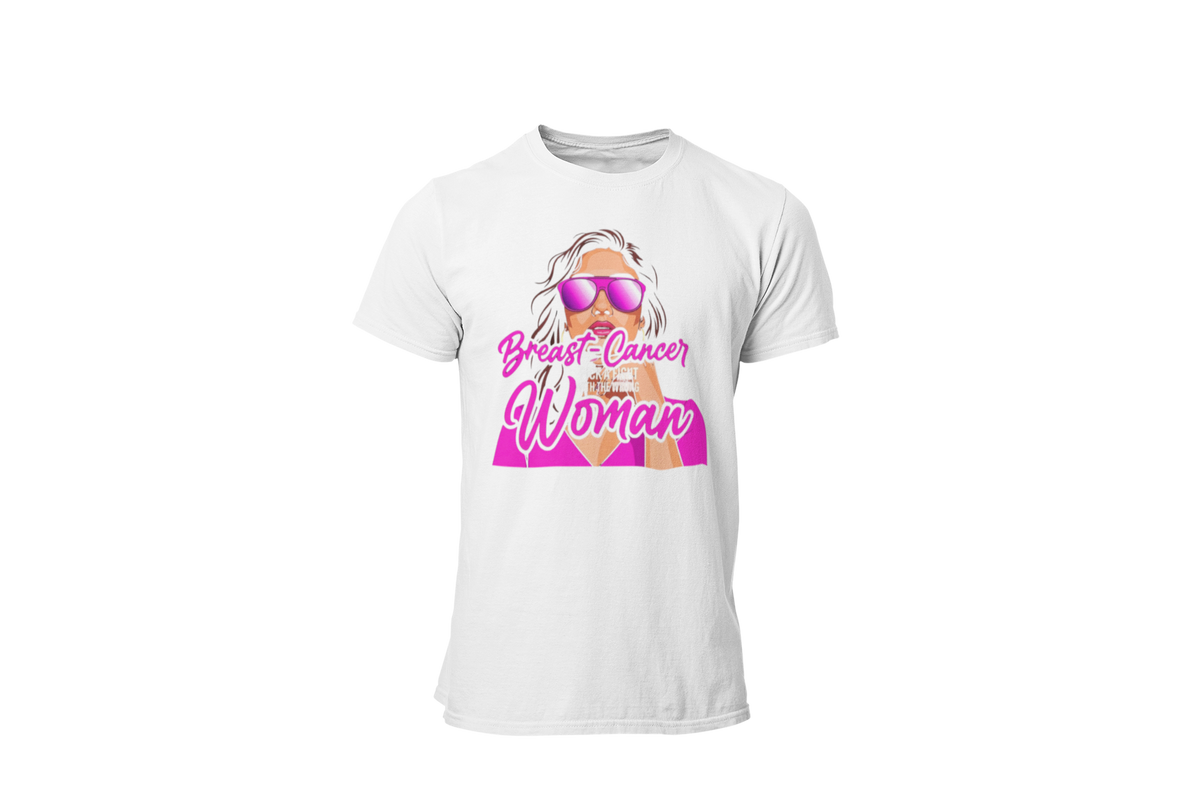 "BREAST CANCER PICK A FIGHT WITH WRONG WOMAN" - BCA T-SHIRT