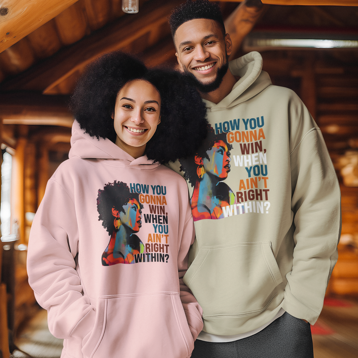 "HOW YOU GONNA WIN" CUSTOM DESIGN SWEATSHIRT