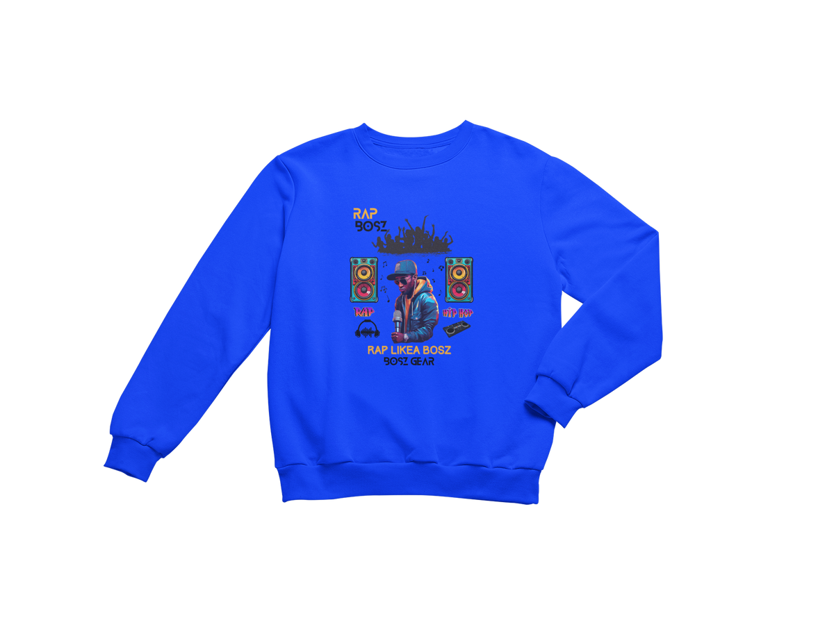 "RAP BOSZ - RAP LIKEA BOSZ" MALE BOSZ GEAR SWEATSHIRT