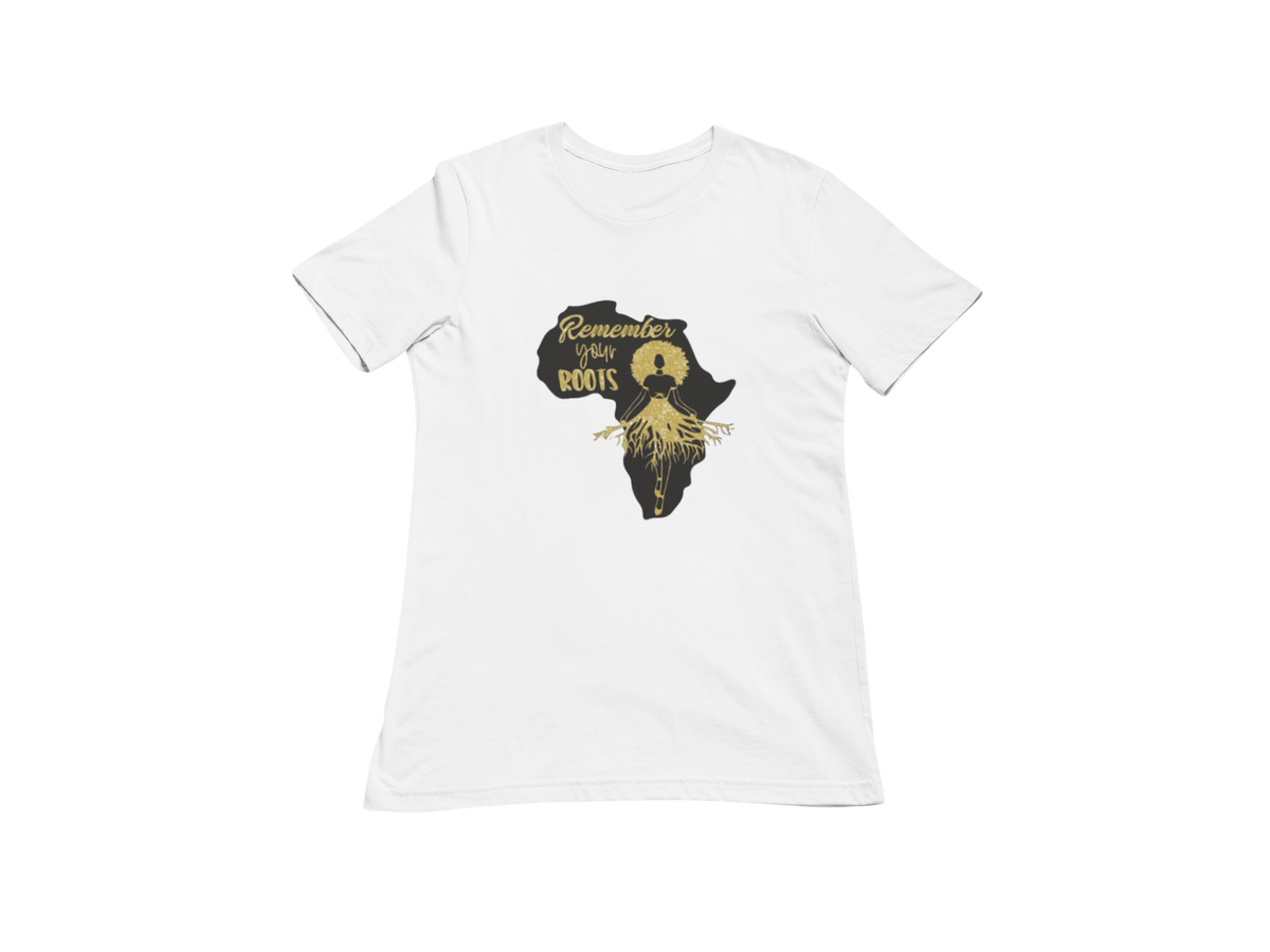 "REMEMBER YOUR ROOTS - AFRICIAN PRIDE" GRAPHIC PRINT