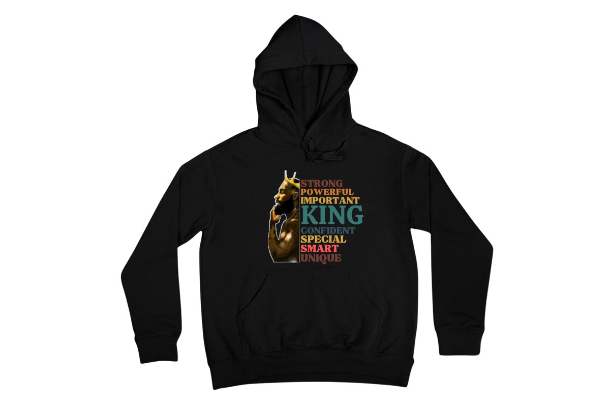"BLACK KING STRONG - UNIQUE" CUSTOM GRAPHIC DESIGN