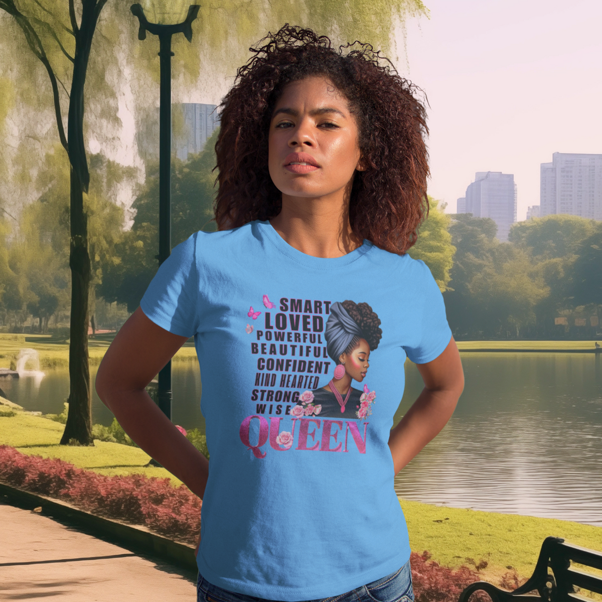 "THE ESSENSE OF A QUEEN " CUSTOM SIGNATURE T-SHIRT