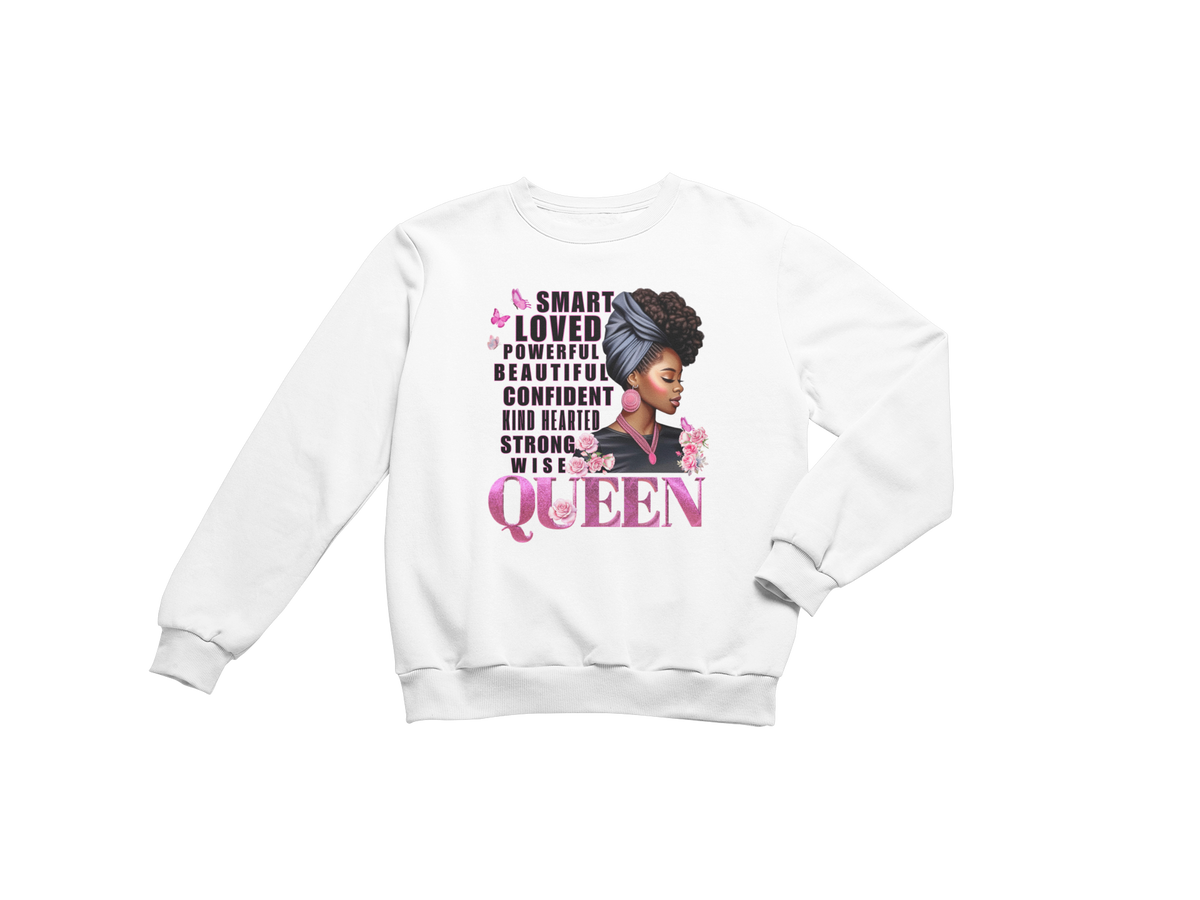 "THE ESSENSE OF A QUEEN " CUSTOM SIGNATURE SWEATSHIRT