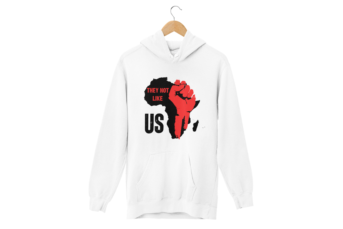 "THEY NOT LIKE US" (RED FIST AFRICA) CUSTOM DESIGN GRAPHIC