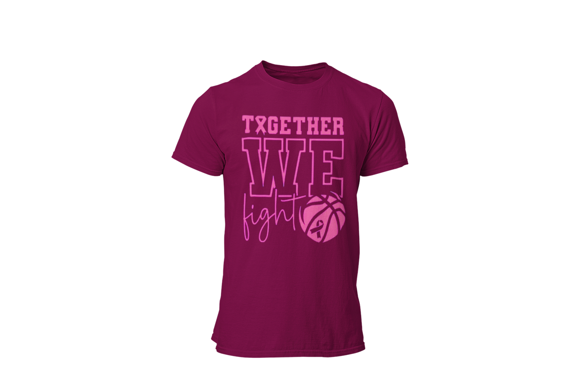 "TOGETHER WE FIGHT" - BREAST CANCER AWARENESS T-SHIRT