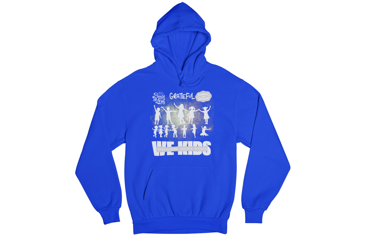 "WE KIDS PRAISE GOD TOO" CUSTOM GRAPHIC DESIGN (WHITE PRINT)