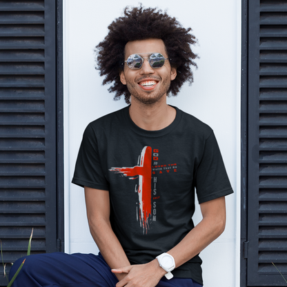 "GOD SO LOVED THE WORLD - JOHN 3:16 CROSS" CUSTOM GRAPHIC DESIGN