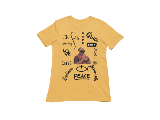 "POWER OF A PRAYING MAN" SIGNATURE CUSTOM T-SHIRT