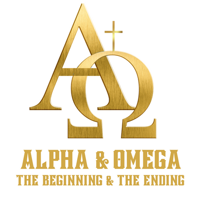 "ALPHA & OMEGA - THE BEGINNING & THE ENDING" SIGNATURE CUSTOM T-SHIRT