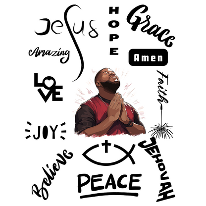"POWER OF A PRAYING MAN" SIGNATURE CUSTOM DESIGN