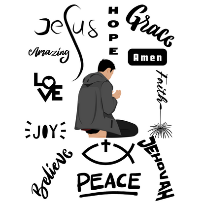 "POWER OF A PRAYING MAN" SIGNATURE CUSTOM DESIGN