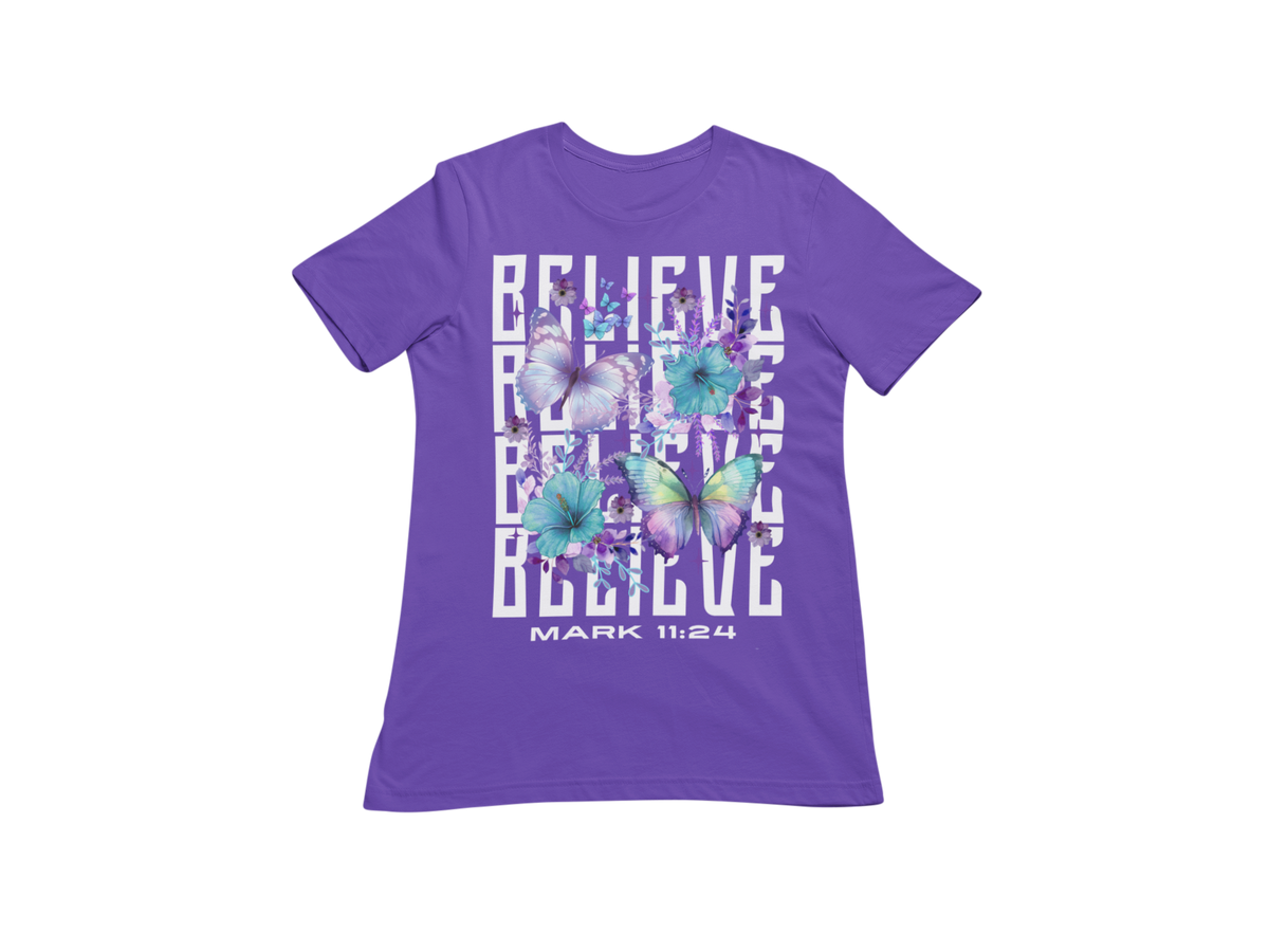 "BELIEVE -MARK 11:24" CUSTOM SIGNATURE DESIGN
