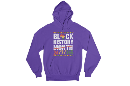 "BLACK HISTORY MONTH - 24 / 7 / 365" CUSTOM GRAPHIC DESIGN