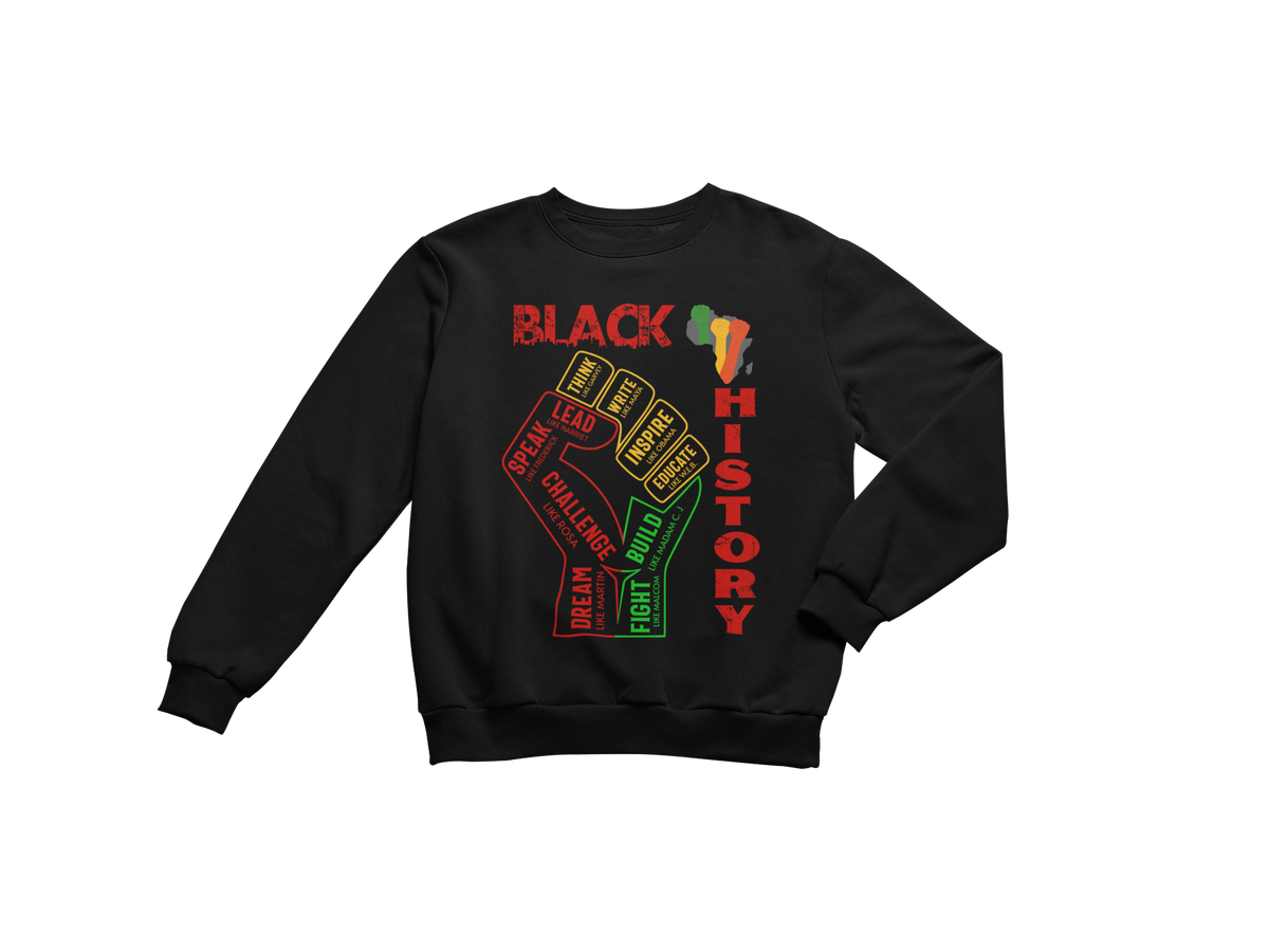 "BLACK HISTORY LEADERS" 3 COLORS SIGNATURE CUSTOM DESIGN