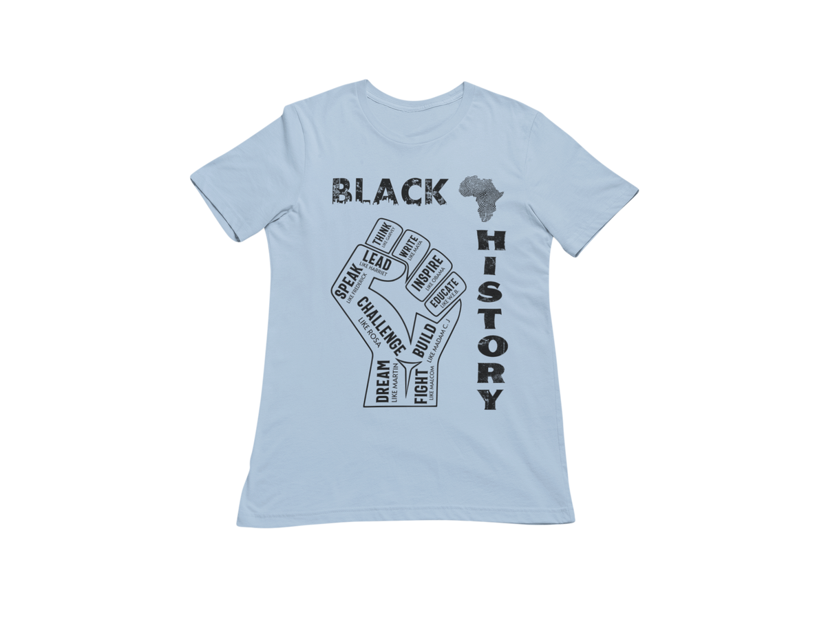 "BLACK HISTORY LEADERS" SIGNATURE CUSTOM DESIGN  (BLACK PRINT)