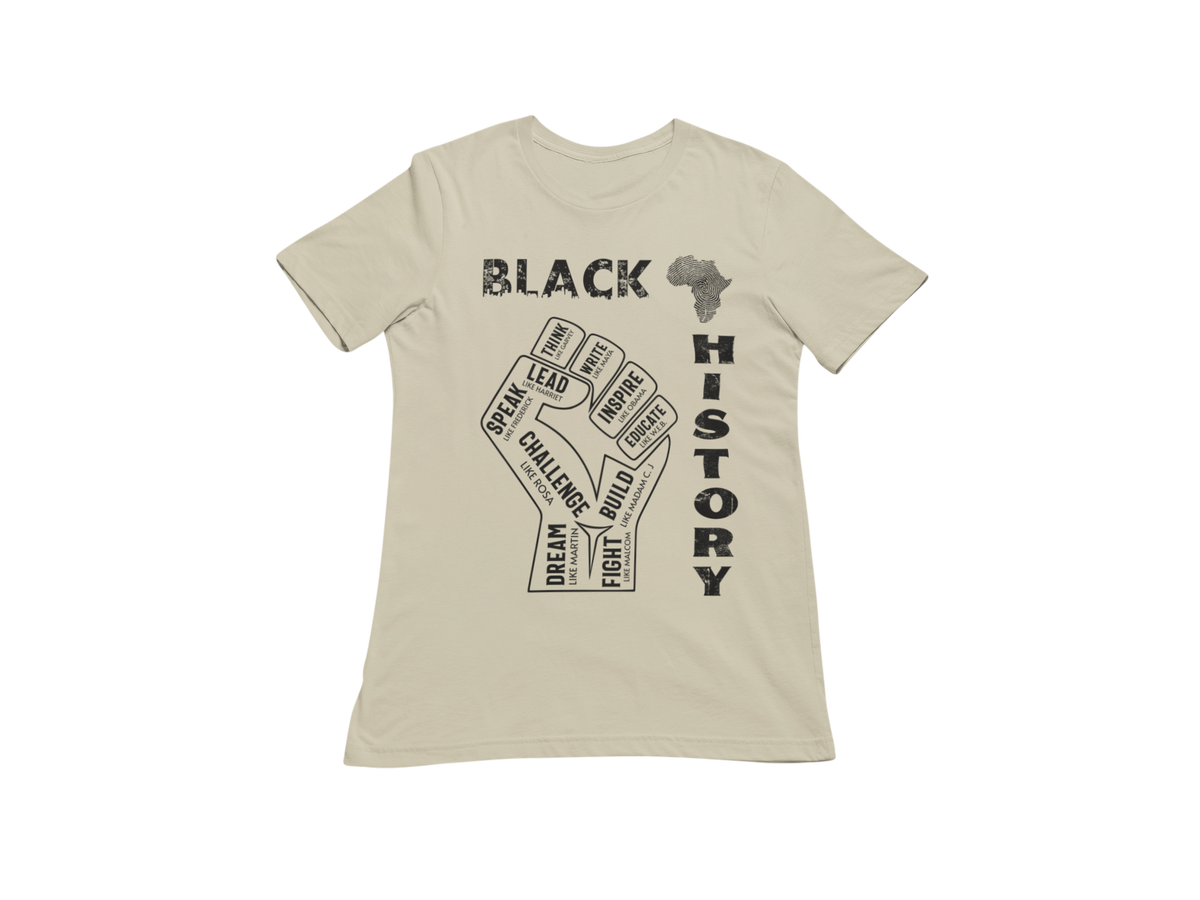 "BLACK HISTORY LEADERS" SIGNATURE CUSTOM DESIGN  (BLACK PRINT)