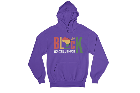"BLACK EXCELLENCE" CUSTOM GRAPHIC DESIGN HOODIE