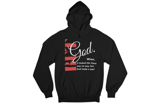 "BUT GOD" CUSTOM SIGNATURE DESIGN HOODIE