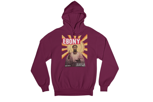 "EBONY THE QUEST FOR BLACK JESUS," CUSTOM DESIGN HOODIE
