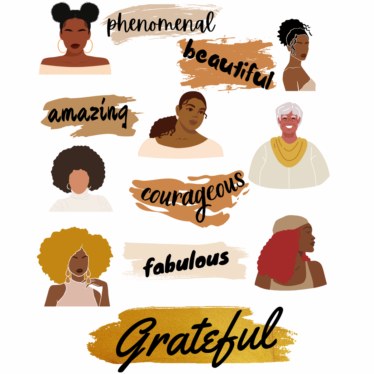 "GRATEFUL" CUSTOM SIGNATURE T-SHIRT