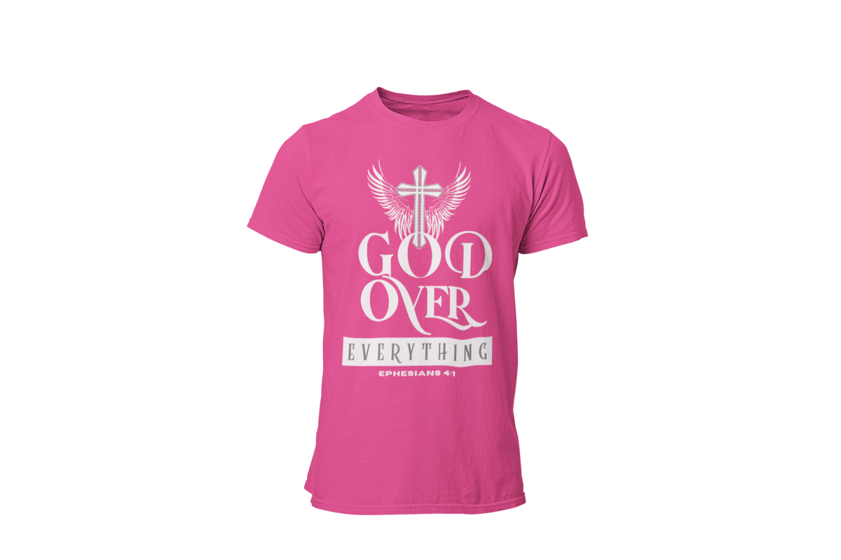 "GOD OVER EVERYTHING" CUSTOM DESIGN GRAPHIC (WHITE PRINT)