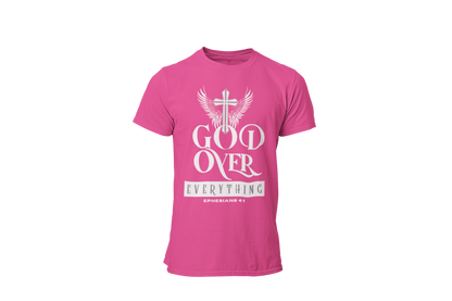 "GOD OVER EVERYTHING" CUSTOM DESIGN GRAPHIC (WHITE PRINT)