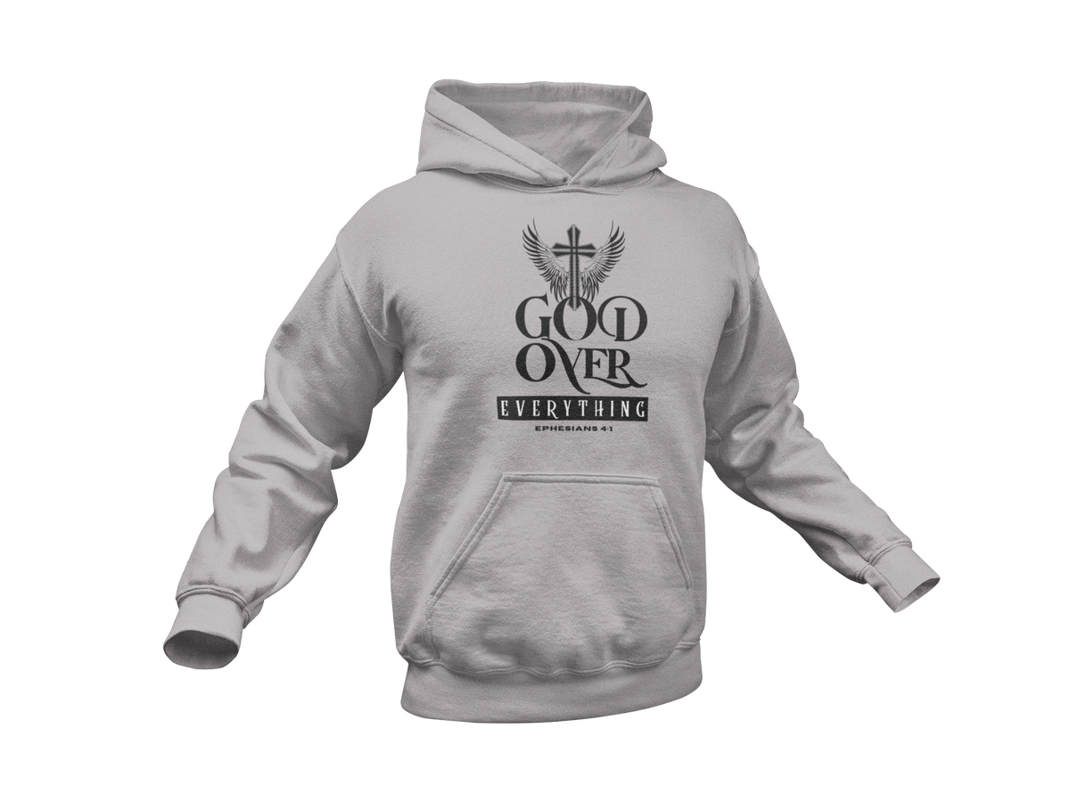 "GOD OVER EVERYTHING" CUSTOM DESIGN GRAPHIC (BLACK PRINT)