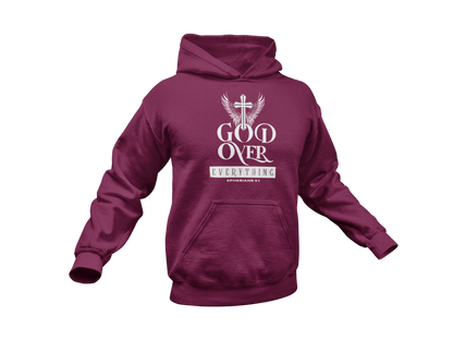 "GOD OVER EVERYTHING" CUSTOM DESIGN GRAPHIC (WHITE PRINT)