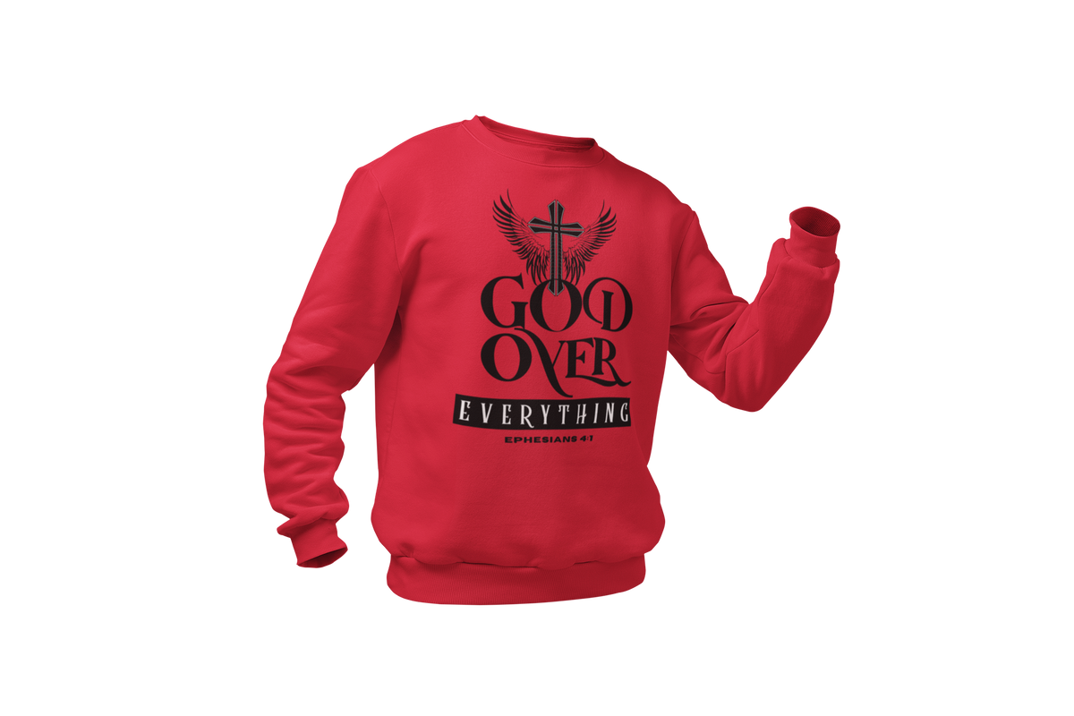 "GOD OVER EVERYTHING" CUSTOM DESIGN GRAPHIC (BLACK PRINT)