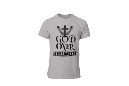 "GOD OVER EVERYTHING" CUSTOM DESIGN GRAPHIC (BLACK PRINT)