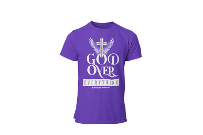 "GOD OVER EVERYTHING" CUSTOM DESIGN GRAPHIC (WHITE PRINT)