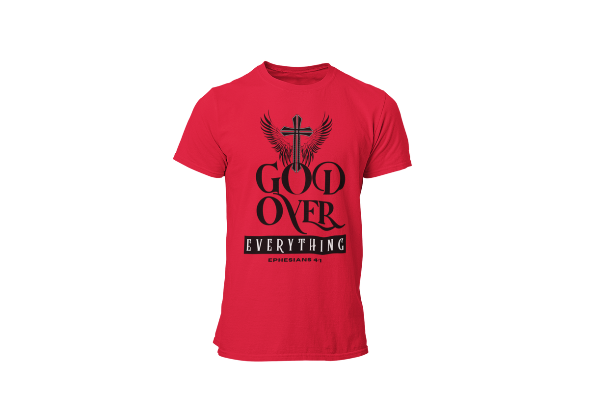 "GOD OVER EVERYTHING" CUSTOM DESIGN GRAPHIC (BLACK PRINT)