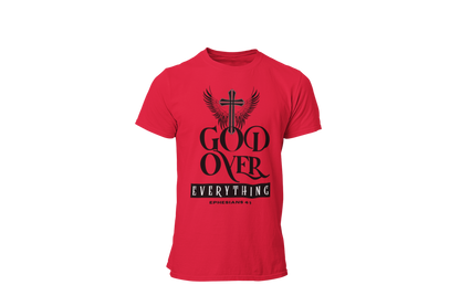 "GOD OVER EVERYTHING" CUSTOM DESIGN GRAPHIC (BLACK PRINT)