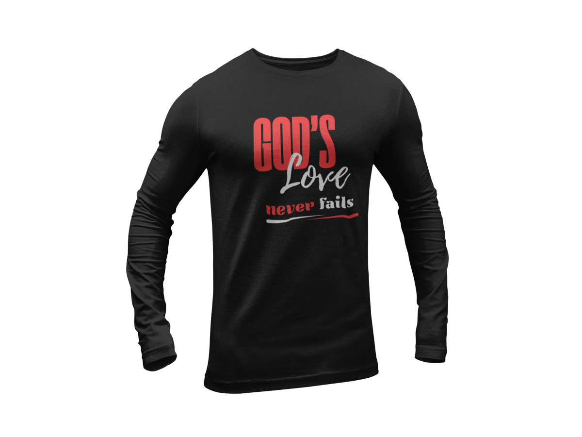 "GOD'S LOVE NEVER FAILS" CUSTOM DESIGN