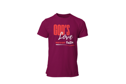 "GOD'S LOVE NEVER FAILS" CUSTOM DESIGN