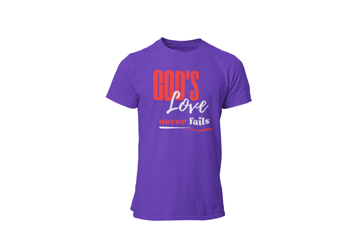 "GOD'S LOVE NEVER FAILS" CUSTOM DESIGN
