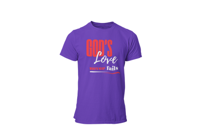 "GOD'S LOVE NEVER FAILS" CUSTOM DESIGN