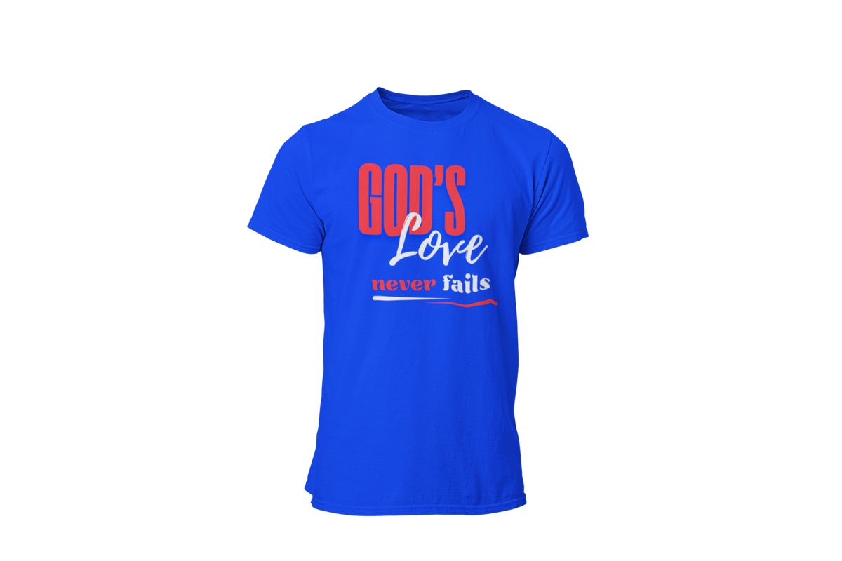 "GOD'S LOVE NEVER FAILS" CUSTOM DESIGN