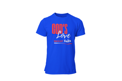"GOD'S LOVE NEVER FAILS" CUSTOM DESIGN