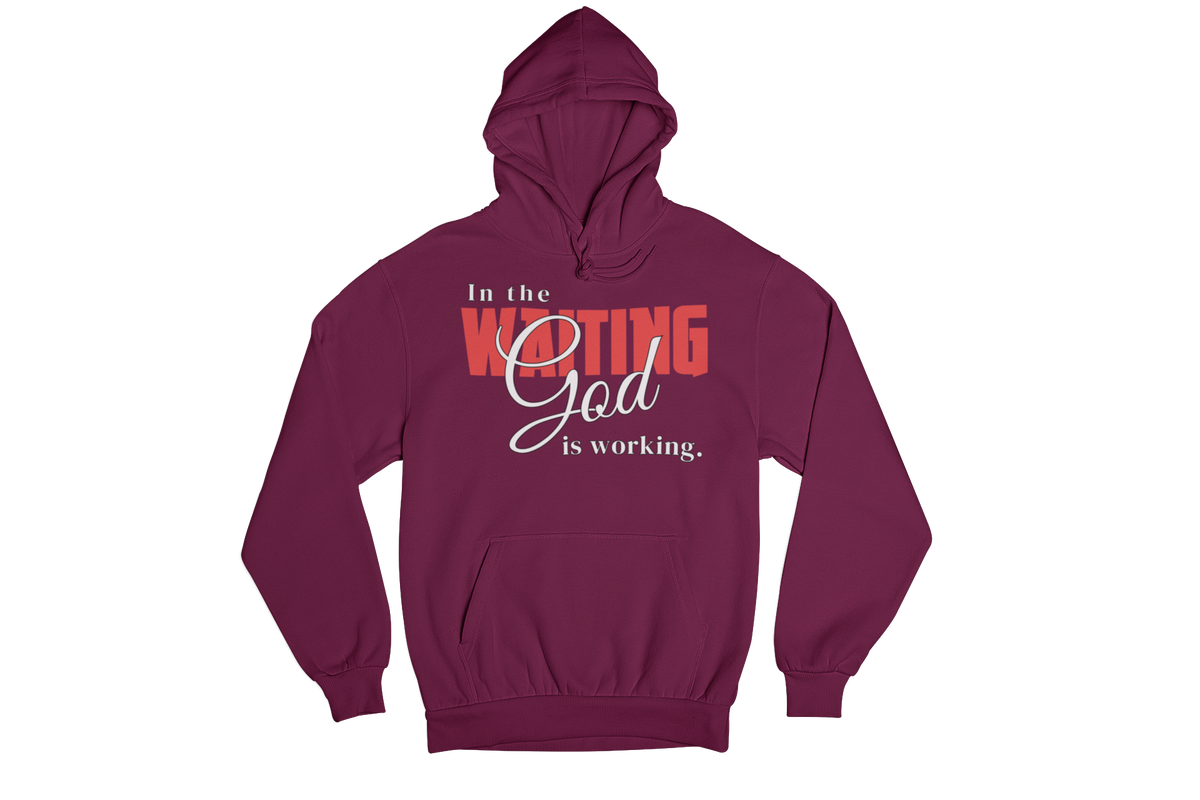 "IN THE WAITING GOD IS WORKING" CUSTOM SIGNATURE DESIGN