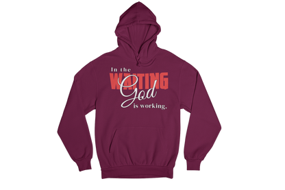 "IN THE WAITING GOD IS WORKING" CUSTOM SIGNATURE DESIGN