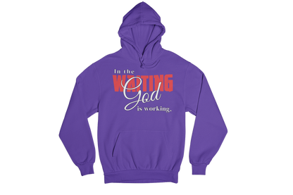 "IN THE WAITING GOD IS WORKING" CUSTOM SIGNATURE DESIGN