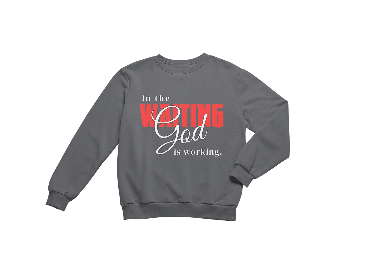 "IN THE WAITING GOD IS WORKING" CUSTOM SIGNATURE DESIGN