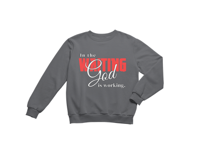 "IN THE WAITING GOD IS WORKING" CUSTOM SIGNATURE DESIGN
