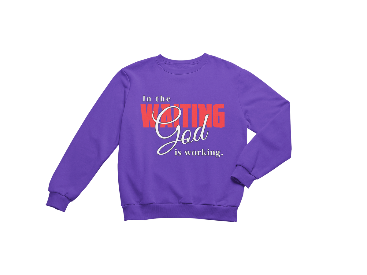 "IN THE WAITING GOD IS WORKING" CUSTOM SIGNATURE DESIGN