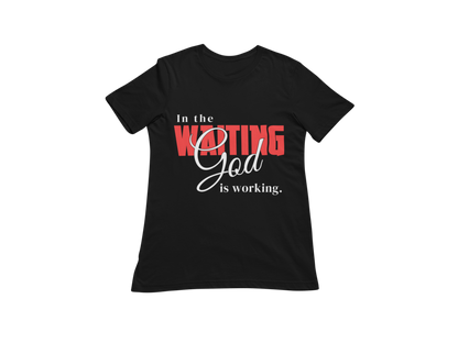 "IN THE WAITING GOD IS WORKING" CUSTOM SIGNATURE DESIGN
