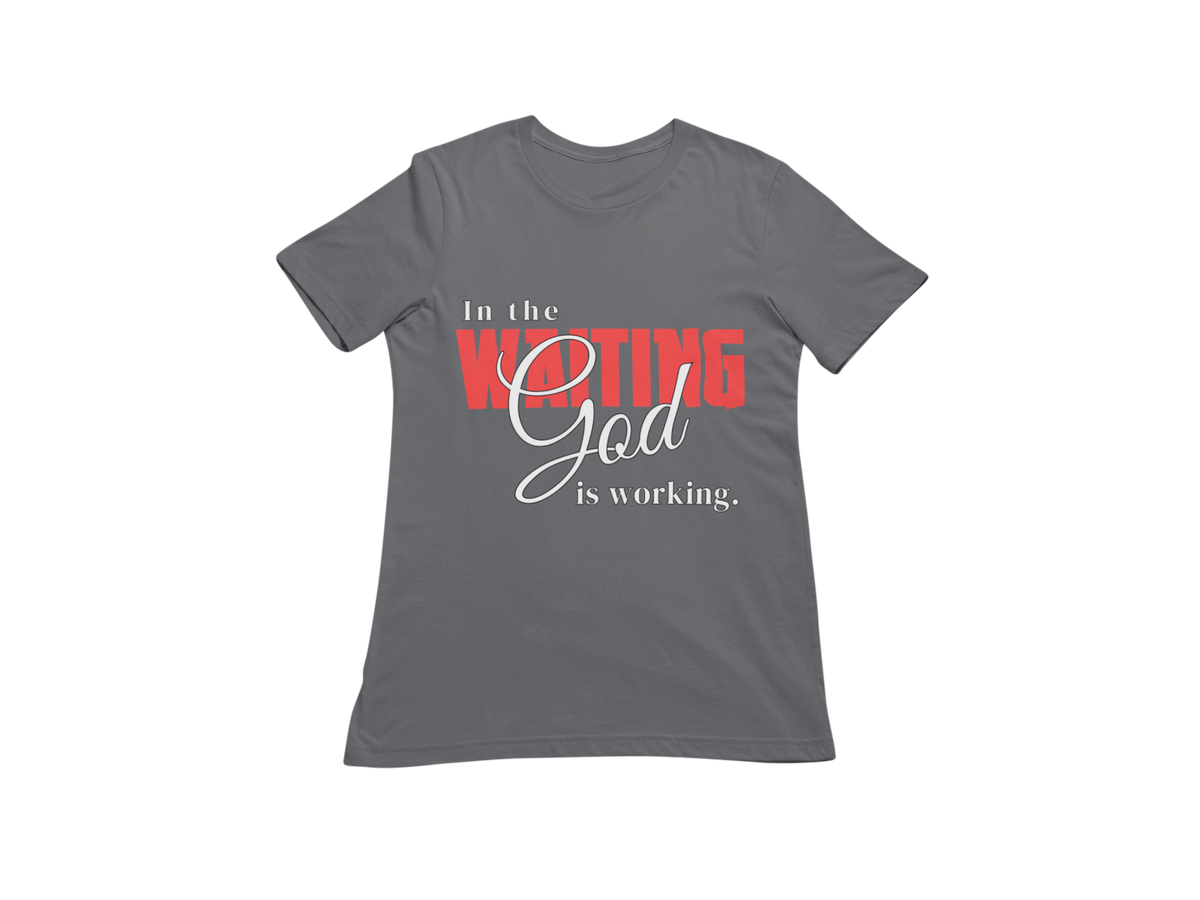 "IN THE WAITING GOD IS WORKING" CUSTOM SIGNATURE DESIGN