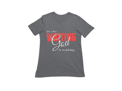 "IN THE WAITING GOD IS WORKING" CUSTOM SIGNATURE DESIGN